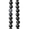 Black Agate Round Beads, 6mm by Bead Landing™
